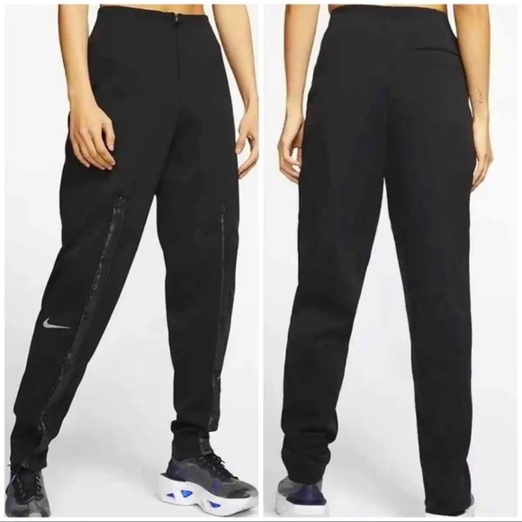 Nike Pants Women’s Sportswear City Ready Snap Leg Size XS Black CJ4022-010 - Picture 2 of 12